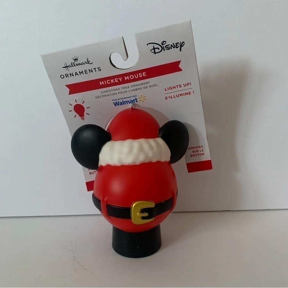 NWT. HALLMARK Disney Mickey Mouse Light Up Ornament